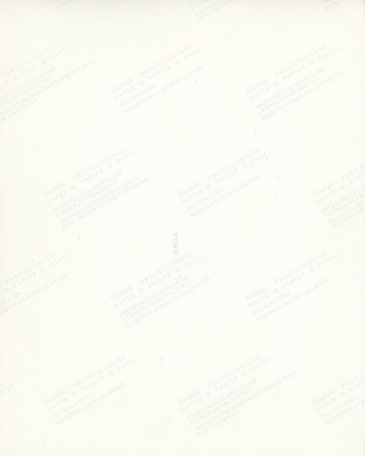 Verso of the David Bowie studio portrait vintage print, hand-annotated and stamped by Mick Rock.