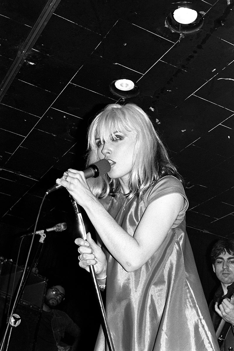 Debbie Harry, Blondie, Max's Kansas City, New York City, 1977. Photograph by Ebet Roberts.