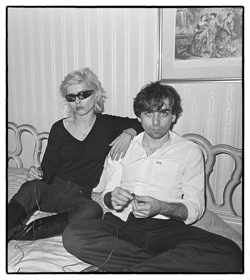 Debbie Harry and Chris Stein of Blondie photographed in New York by Charlyn Zlotnik, 1979.