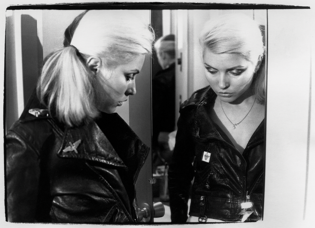 Debbie Harry in Motorcycle Jacket, New York City, 1977, photographed by Chris Stein.