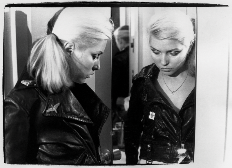 Debbie Harry in Motorcycle Jacket, New York City, 1977, photographed by Chris Stein.
