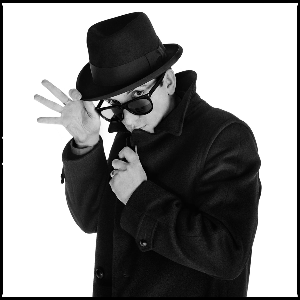 Elvis Costello, The Trust Sessions, London, 1981, photographed by Chalkie Davies.