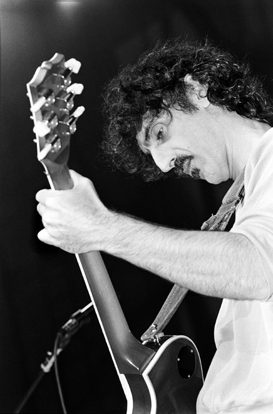 Frank Zappa, New York City, 1981. Photograph by Ebet Roberts.