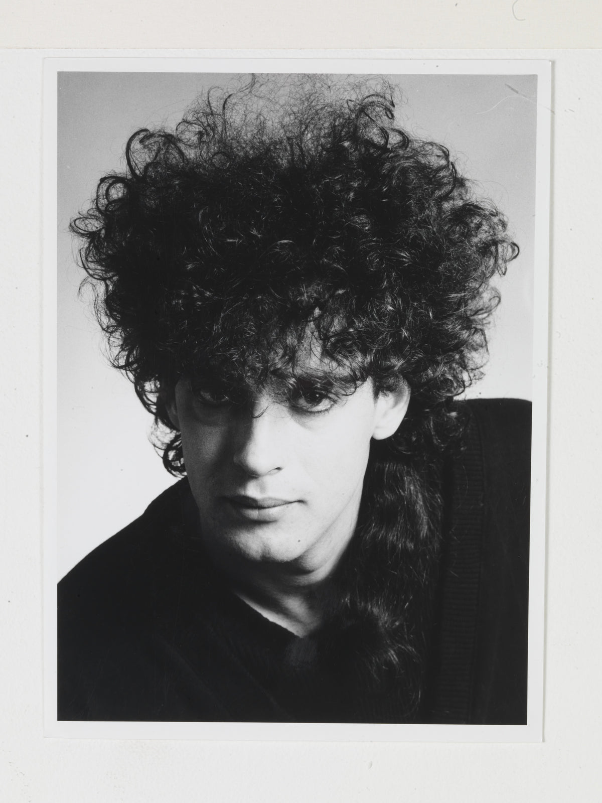 Gustavo Cerati Bordered Print, Buenos Aires, Argentina, 1986, photographed by Andy Cherniavsky.