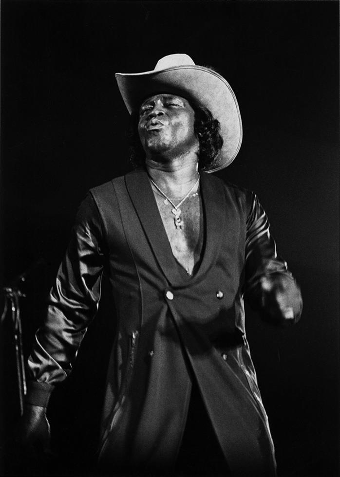 James Brown photographed by Charlyn Zlotnik.