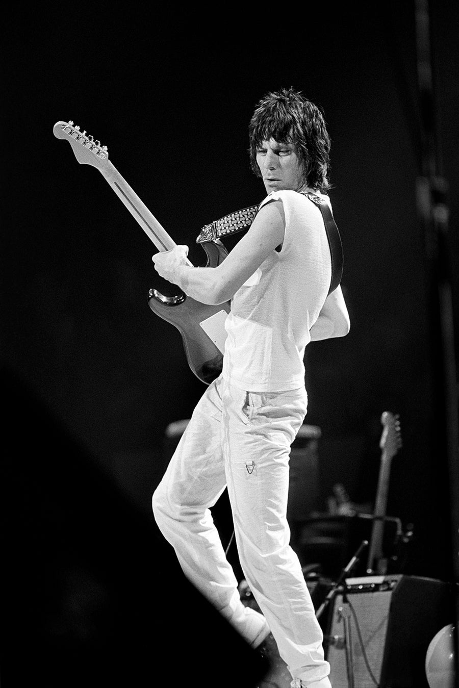 Jeff Beck, 1983. Photograph by Ebet Roberts.