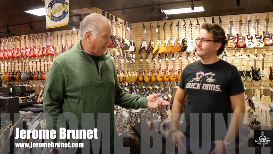 Jerome Brunet Photographer at Norman's Rare Guitars