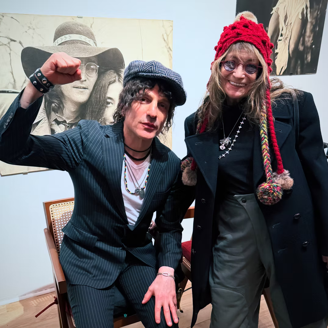 Musician Jesse Malin and photographer Marcia Resnick