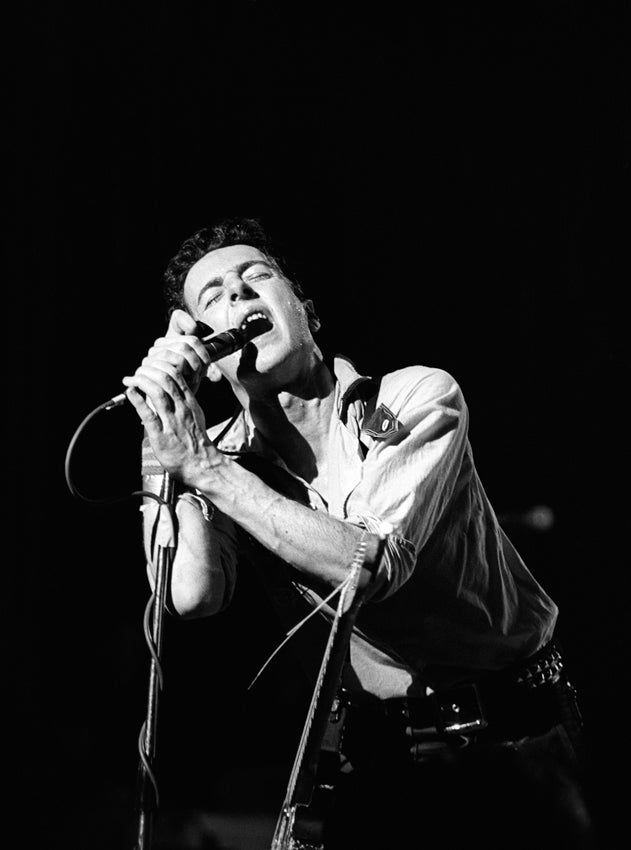 Joe Strummer, London, 1979. Photograph by Ebet Roberts.