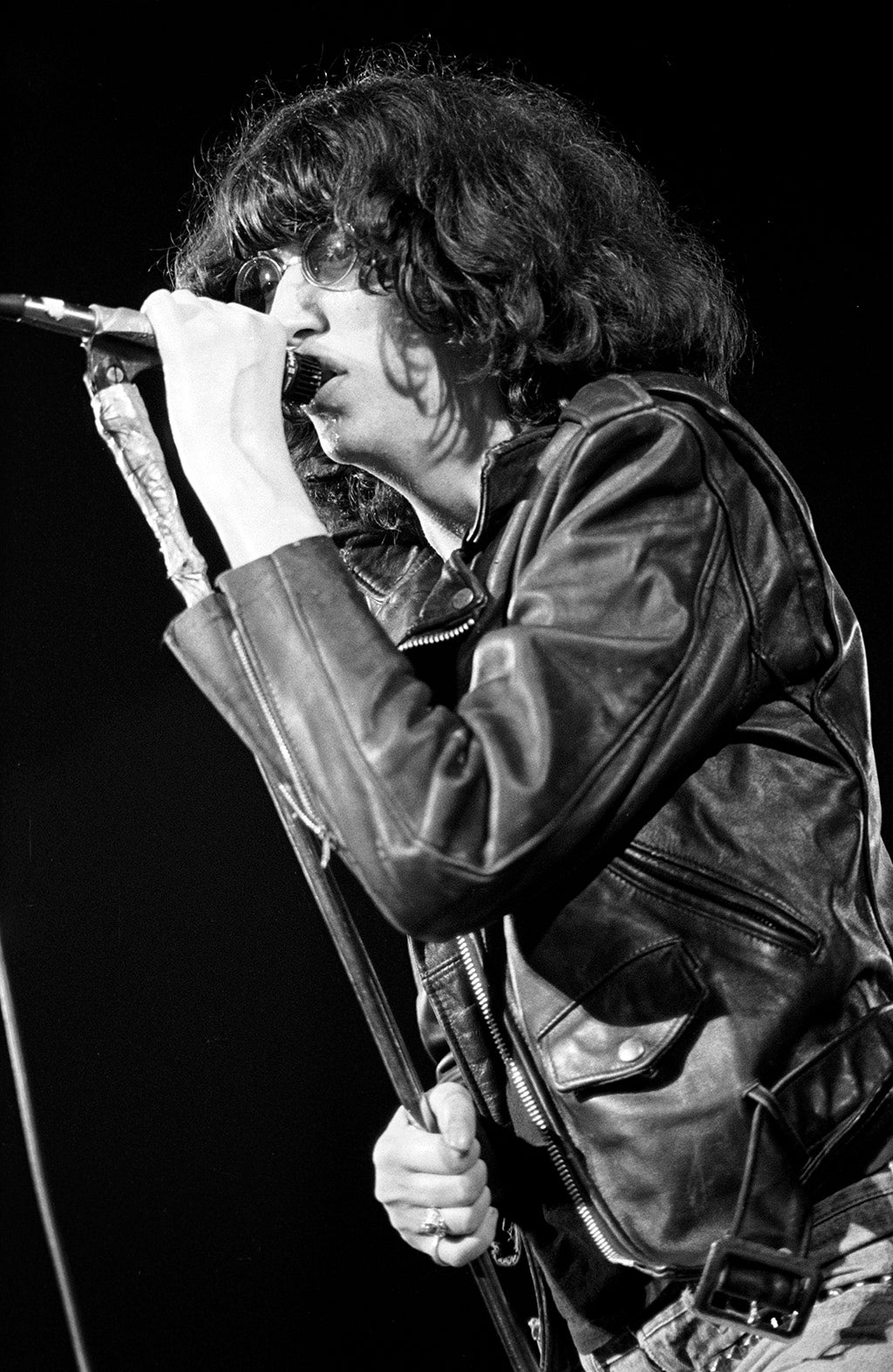 Joey Ramone, Ramones, Date Unknown. Photograph by Ebet Roberts.
