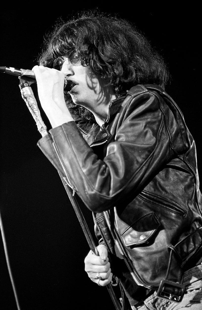 Joey Ramone, Ramones, Date Unknown. Photograph by Ebet Roberts.