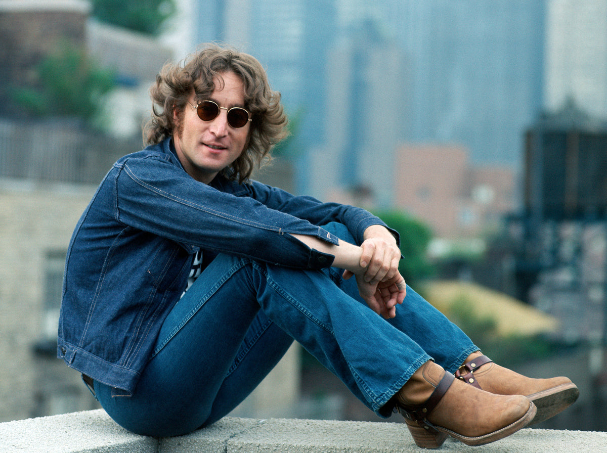 John Lennon, NYC T-Shirt Close-Up, New York City, 1974