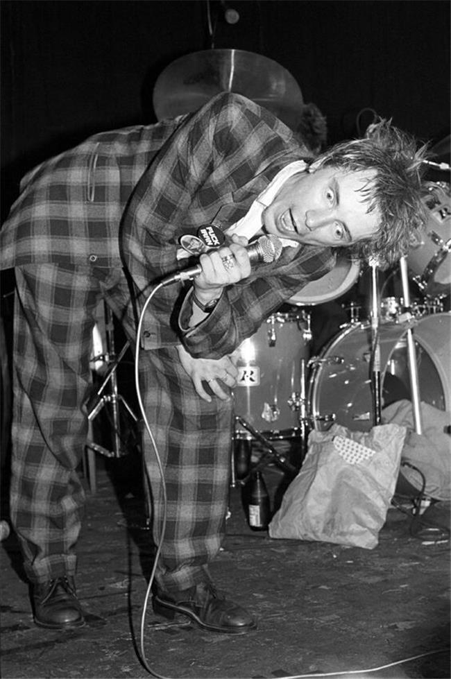 John Lydon, Public Image Ltd, NYC, 1980. Photograph by Ebet Roberts.