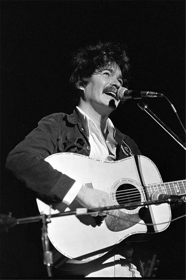 John Prine photographed in Austin, Texas, by Charlyn Zlotnik, 1977.
