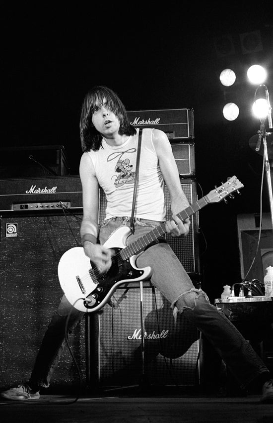 Johnny Ramone, New York City, 1979. Photograph by Ebet Roberts.