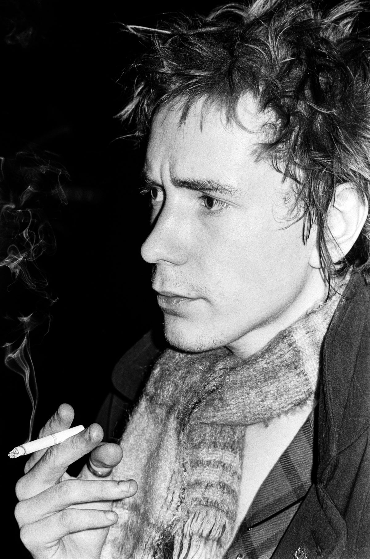 Johnny Rotten, Sex Pistols, 1978 — photograph by Lynn Goldsmith