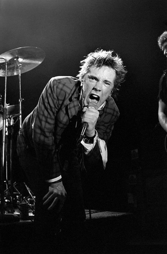 Johnny Rotten, USA, 1978. Photograph by Ebet Roberts.