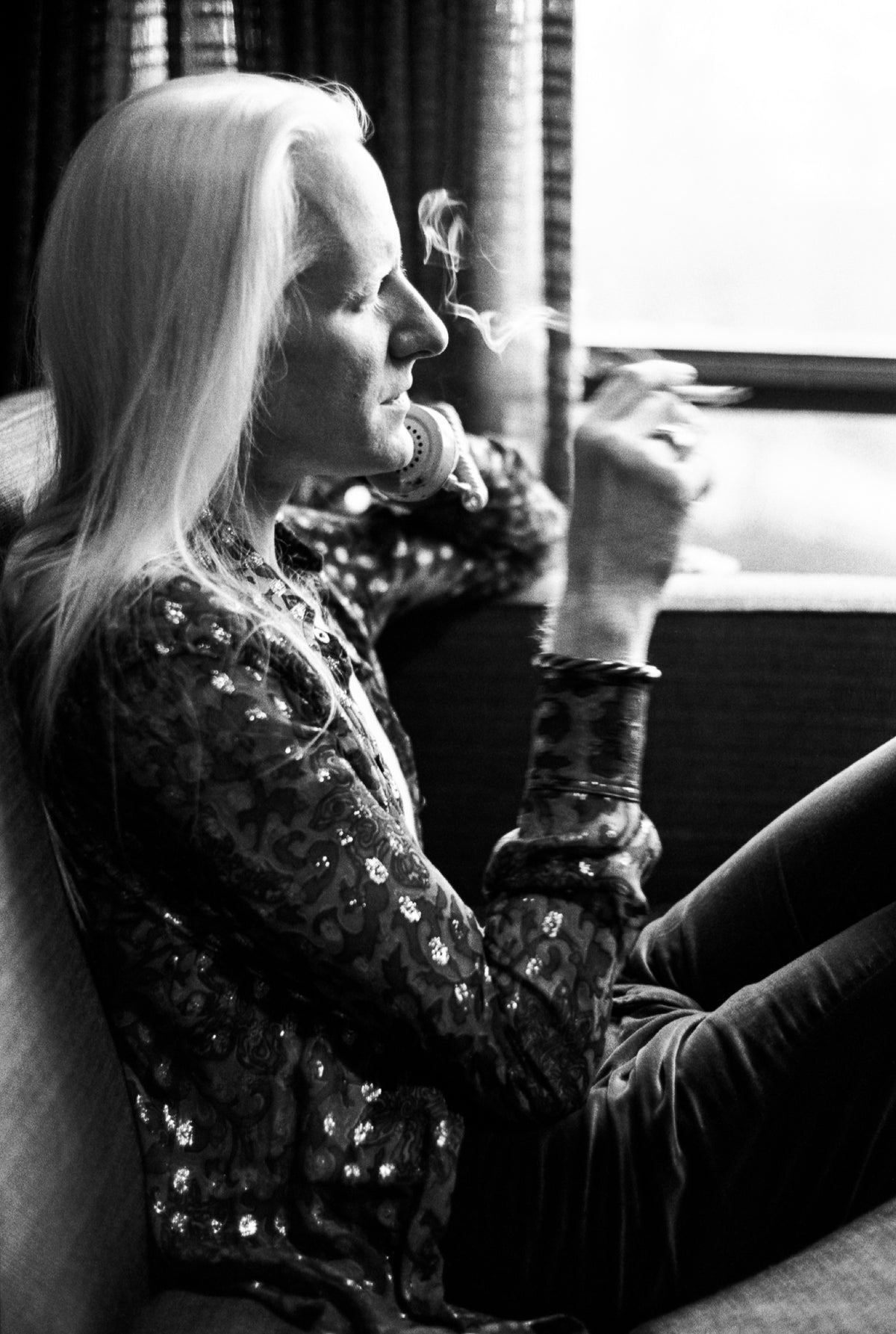 Johnny Winter, 1973 — photograph by Lynn Goldsmith