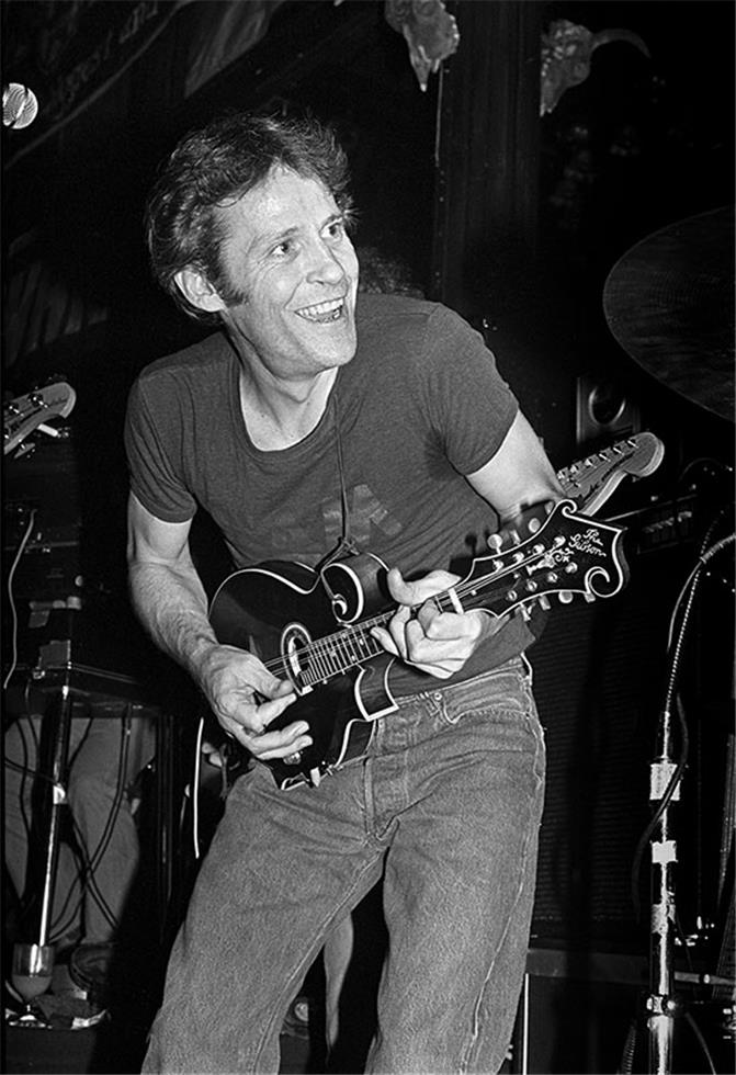 Levon Helm of The Band photographed by Charlyn Zlotnik.