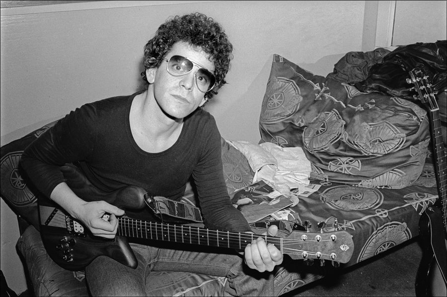 Lou Reed, New York City, 1977, photographed by Allan Tannenbaum.
