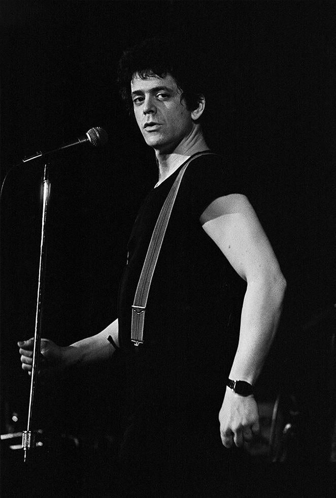 Lou Reed photographed by Charlyn Zlotnik.