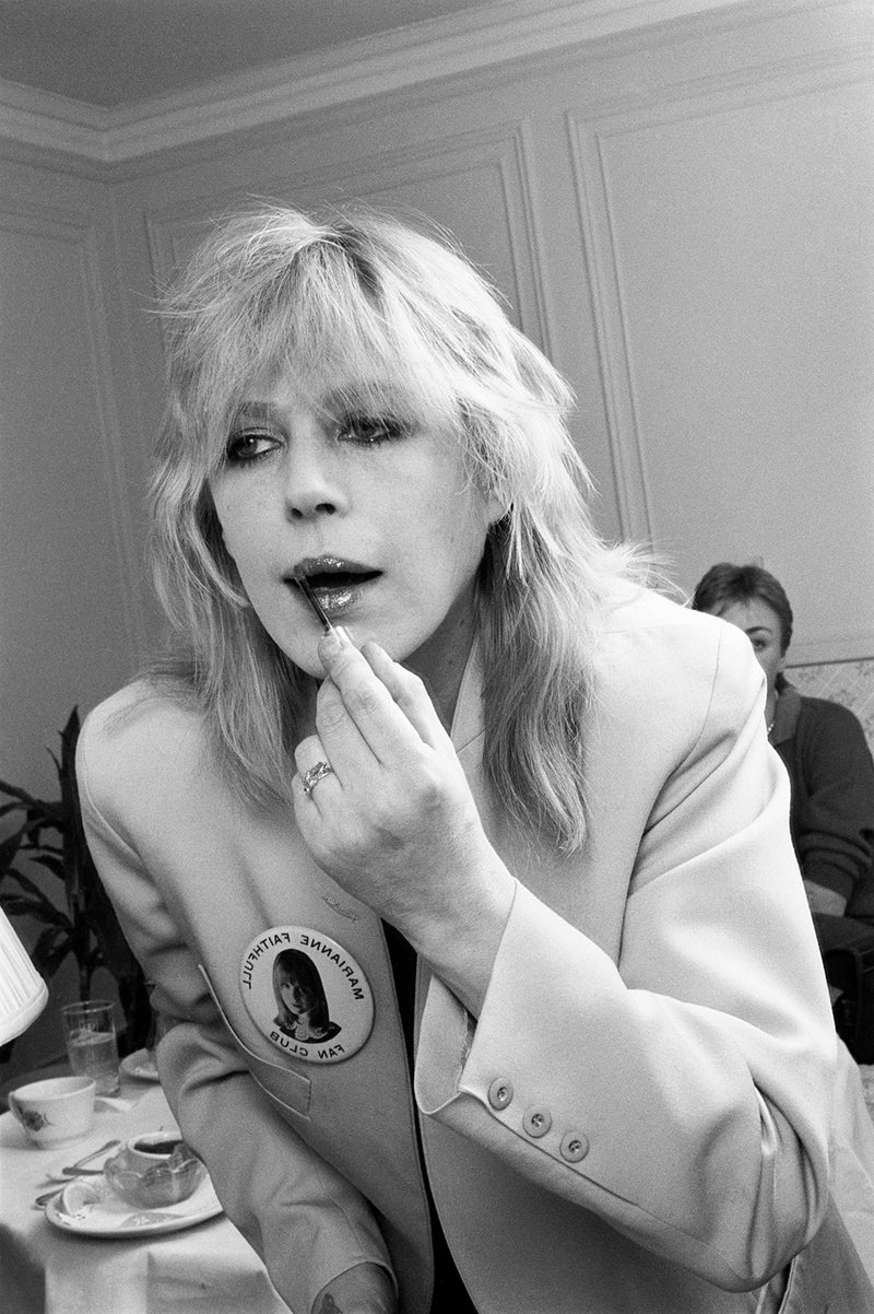 Marianne Faithfull, New York City, 1980. Photograph by Ebet Roberts.