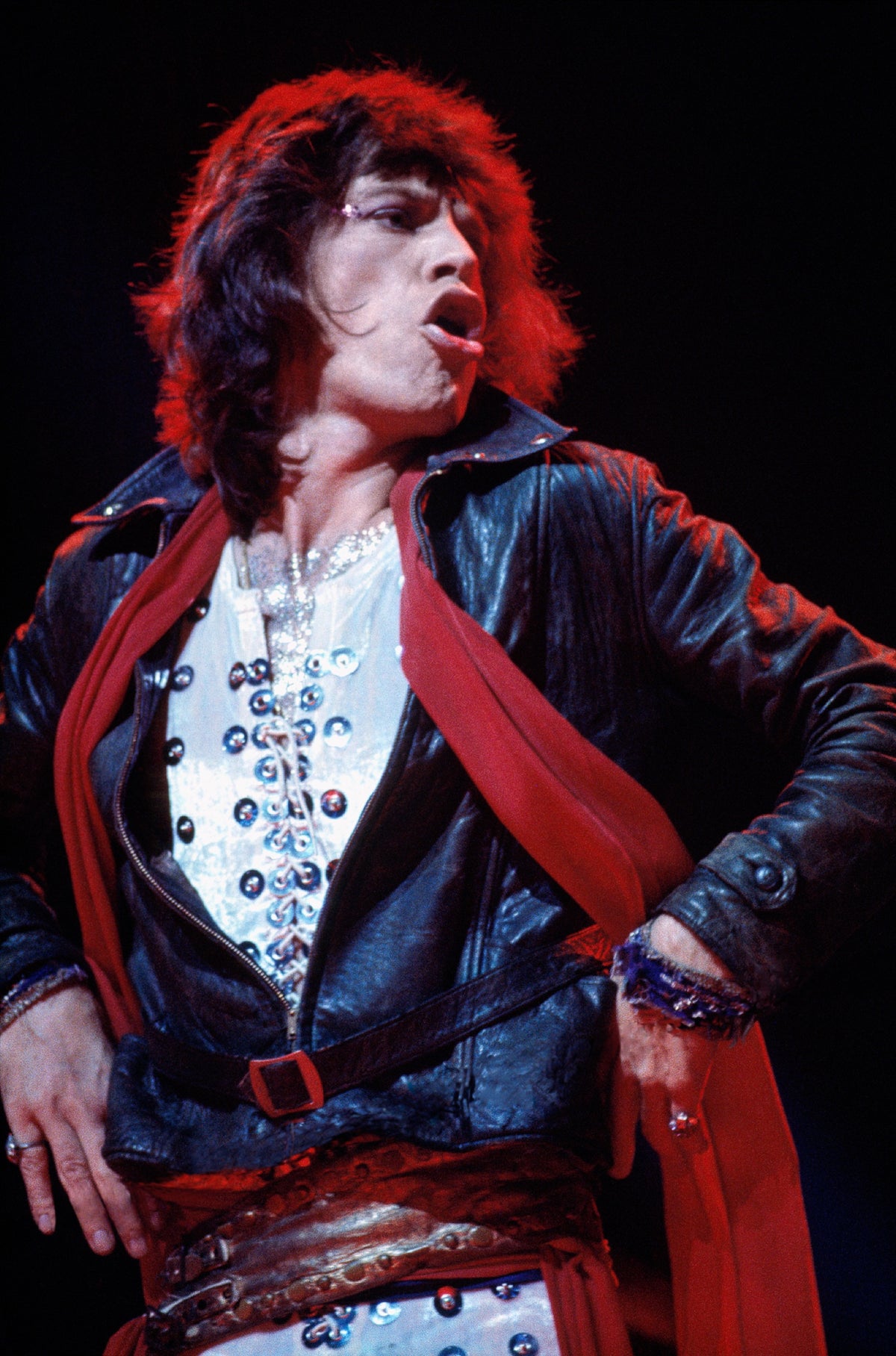 Mick Jagger, 1972 — photograph by Lynn Goldsmith