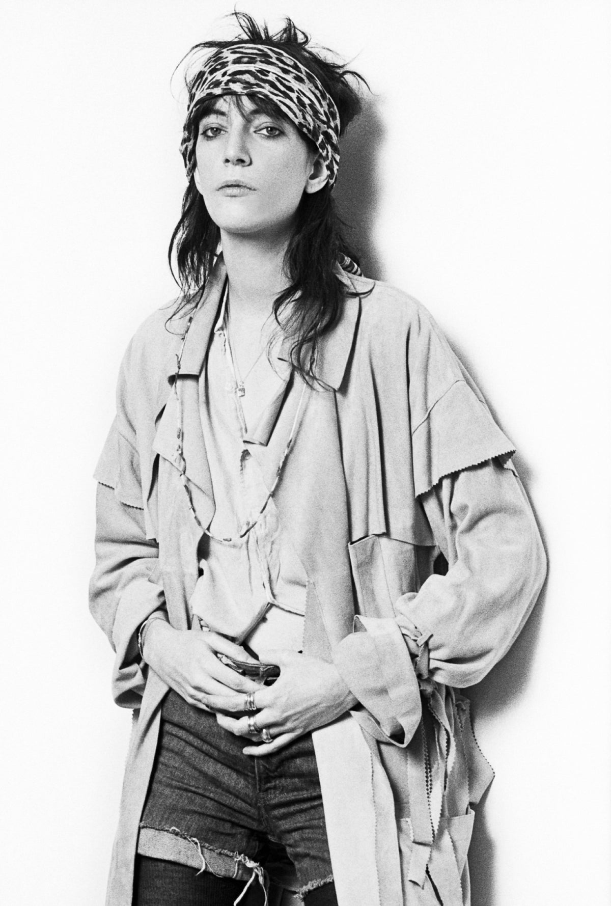 Patti Smith, Studio, 1977 — photograph by Lynn Goldsmith