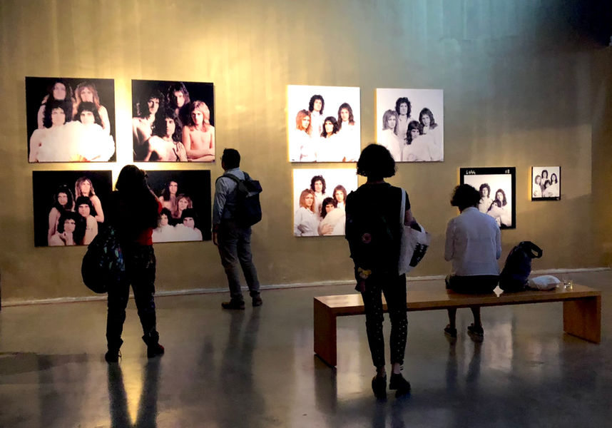 nstallation view, The Bohemian Rhapsody Years, Foto Museo Cuatro Caminos, Mexico City.