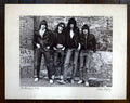 The Ramones in New York City, 1976, photographed by Roberta Bayley; original vintage gelatin silver print, signed and mounted with a white margin.