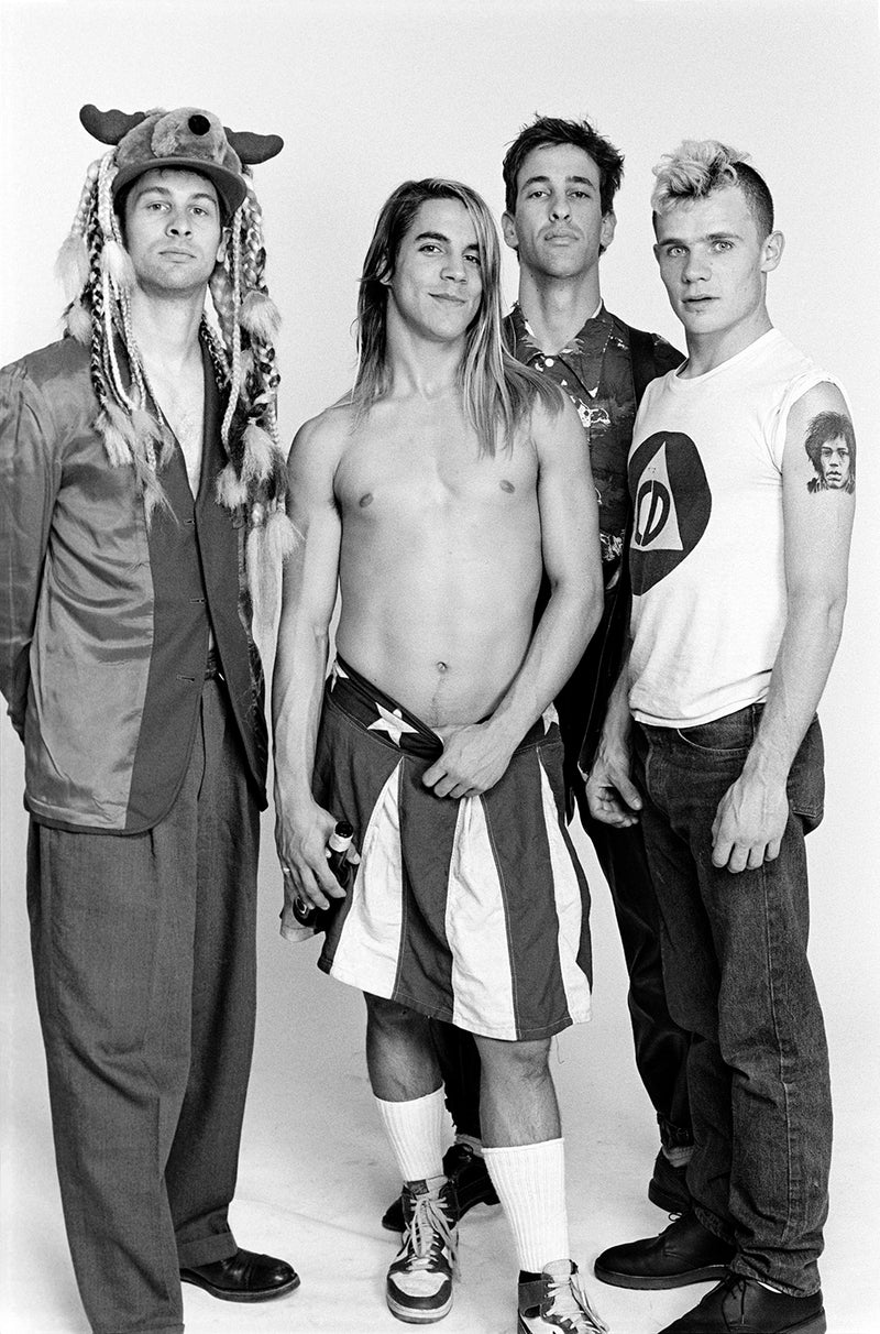Red Hot Chili Peppers, New York City, 1985. Photograph by Ebet Roberts.