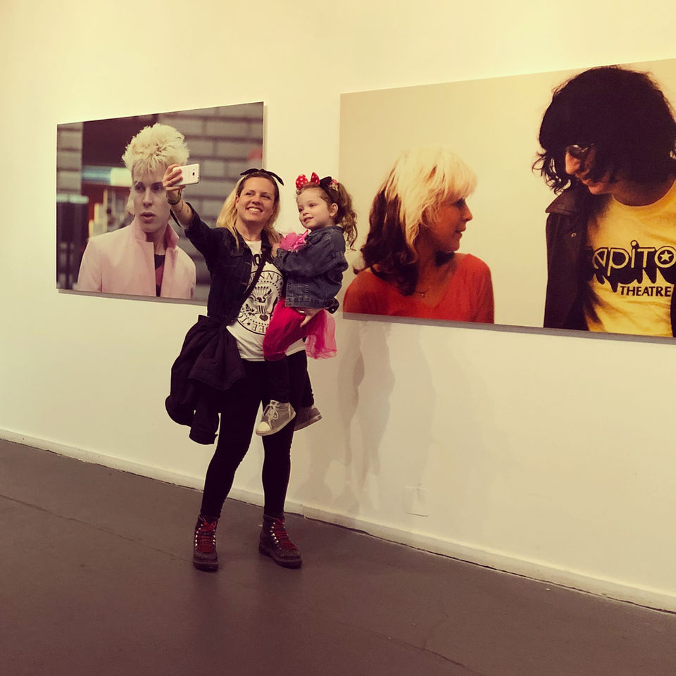 Young people at Roberta's Exhibition