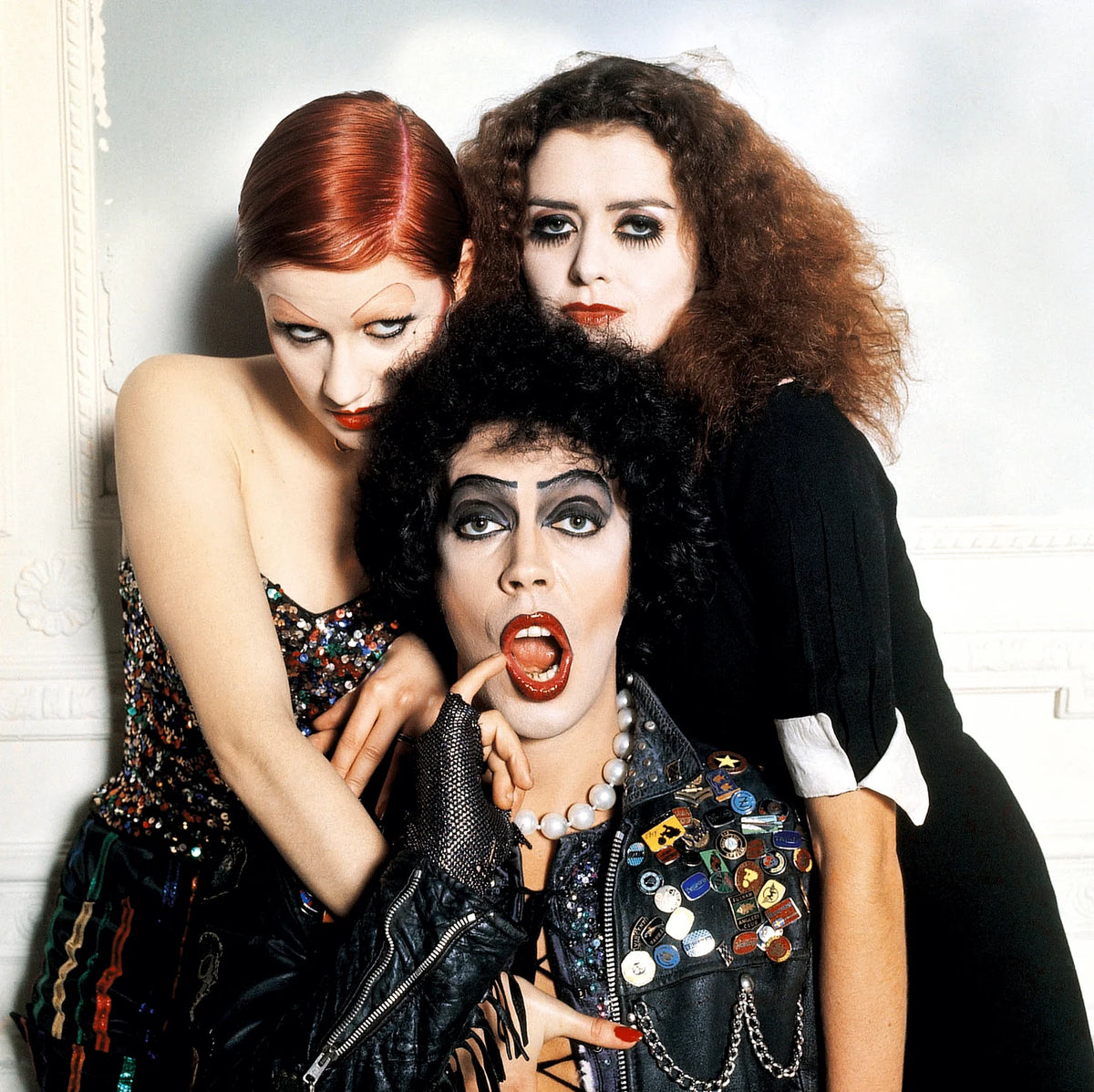 Rocky Horror, Transylvanian Trio, 1974, photographed by Mick Rock.