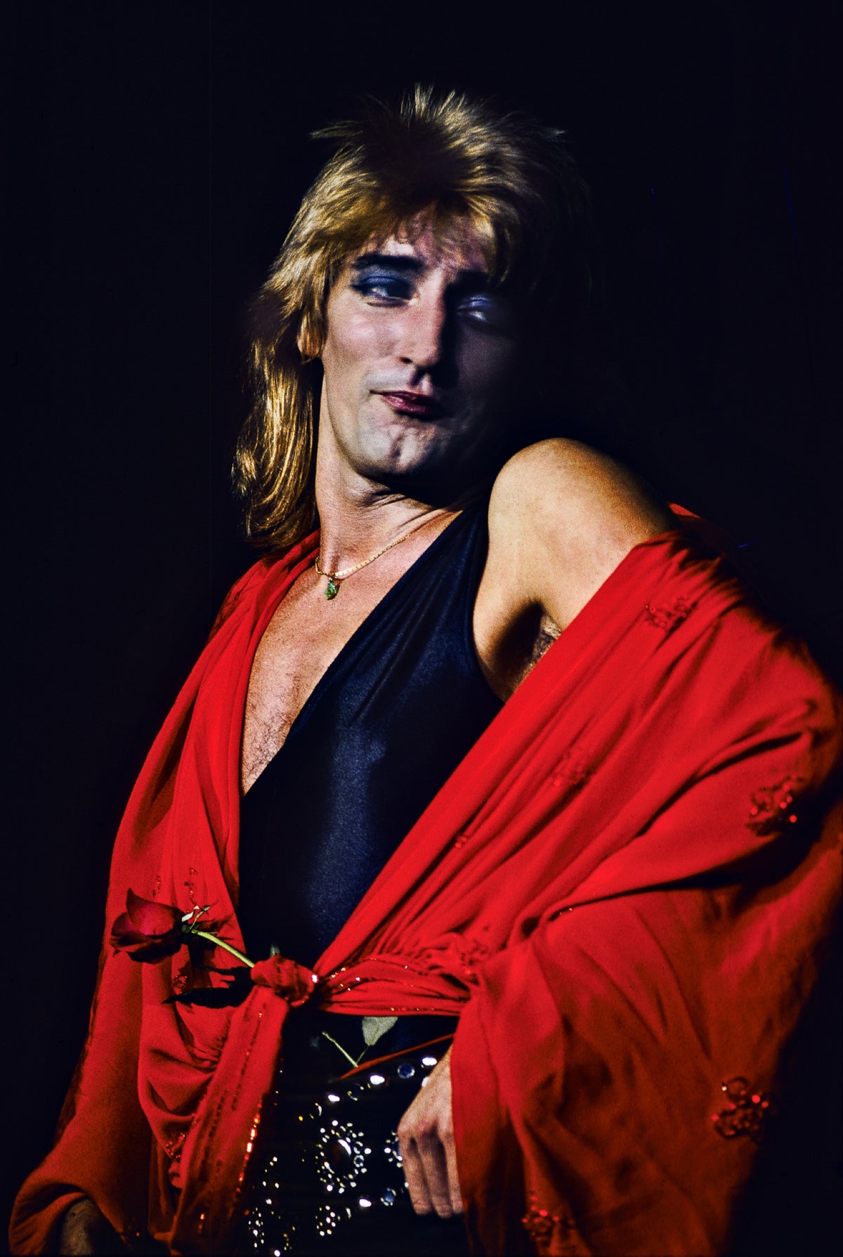 Rod Stewart, 1977 — photograph by Lynn Goldsmith