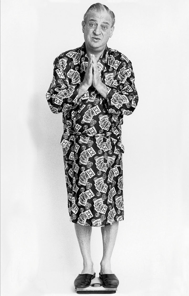 Rodney Dangerfield photographed in New York City, 1981, by Mark Weiss.