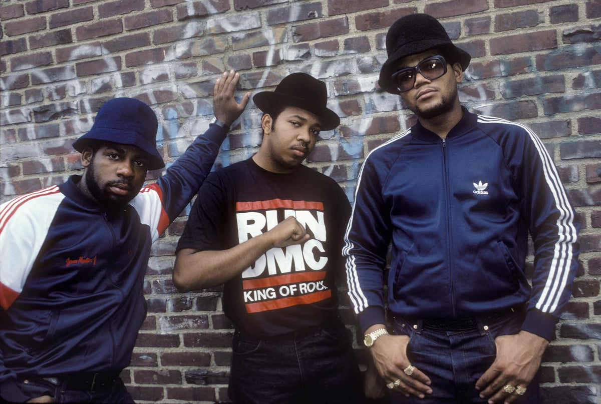 Run DMC, Hollis, Queens, New York, 1986. Photograph by Ebet Roberts.