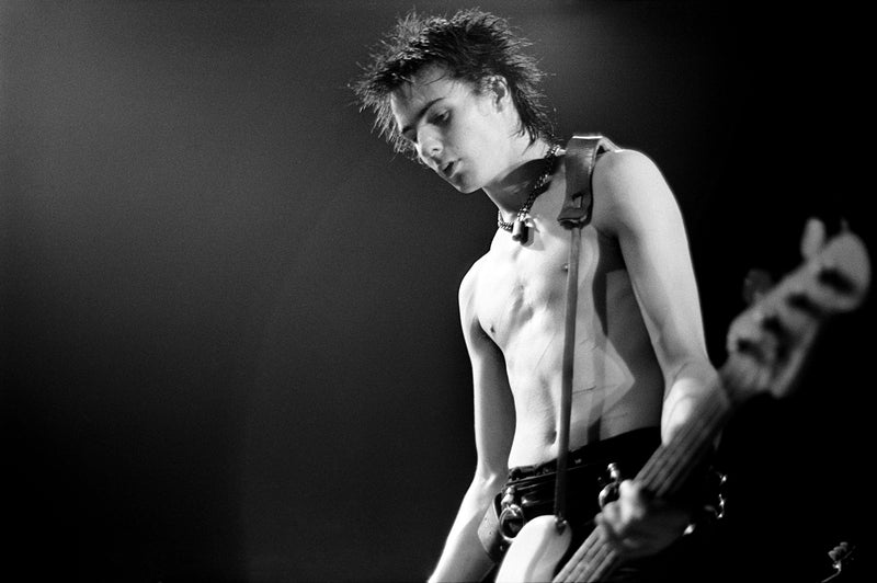 Sid Vicious, Sex Pistols, 1978. Photograph by Ebet Roberts.