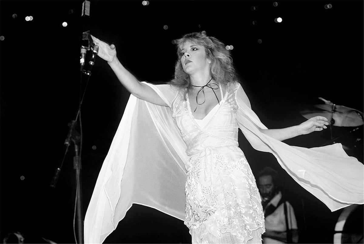 Stevie Nicks, Fleetwood Mac. Photograph by Ebet Roberts.