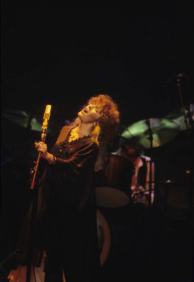 Stevie Nicks of Fleetwood Mac photographed in New York by Charlyn Zlotnik, 1979.