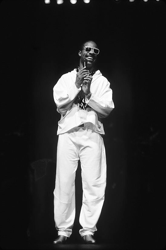Stevie Wonder photographed by Charlyn Zlotnik.