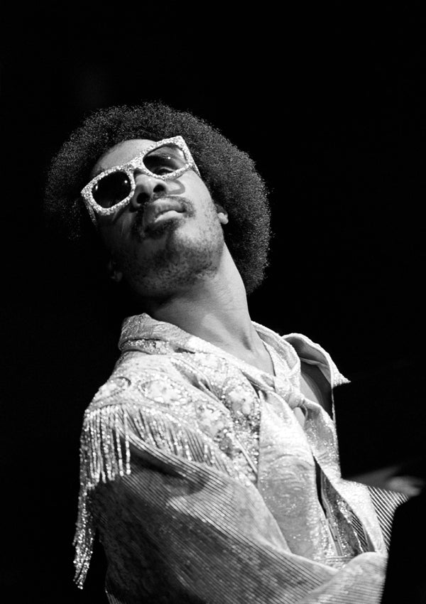 Stevie Wonder, Madison Square Garden, New York City, 1979. Photograph by Ebet Roberts.