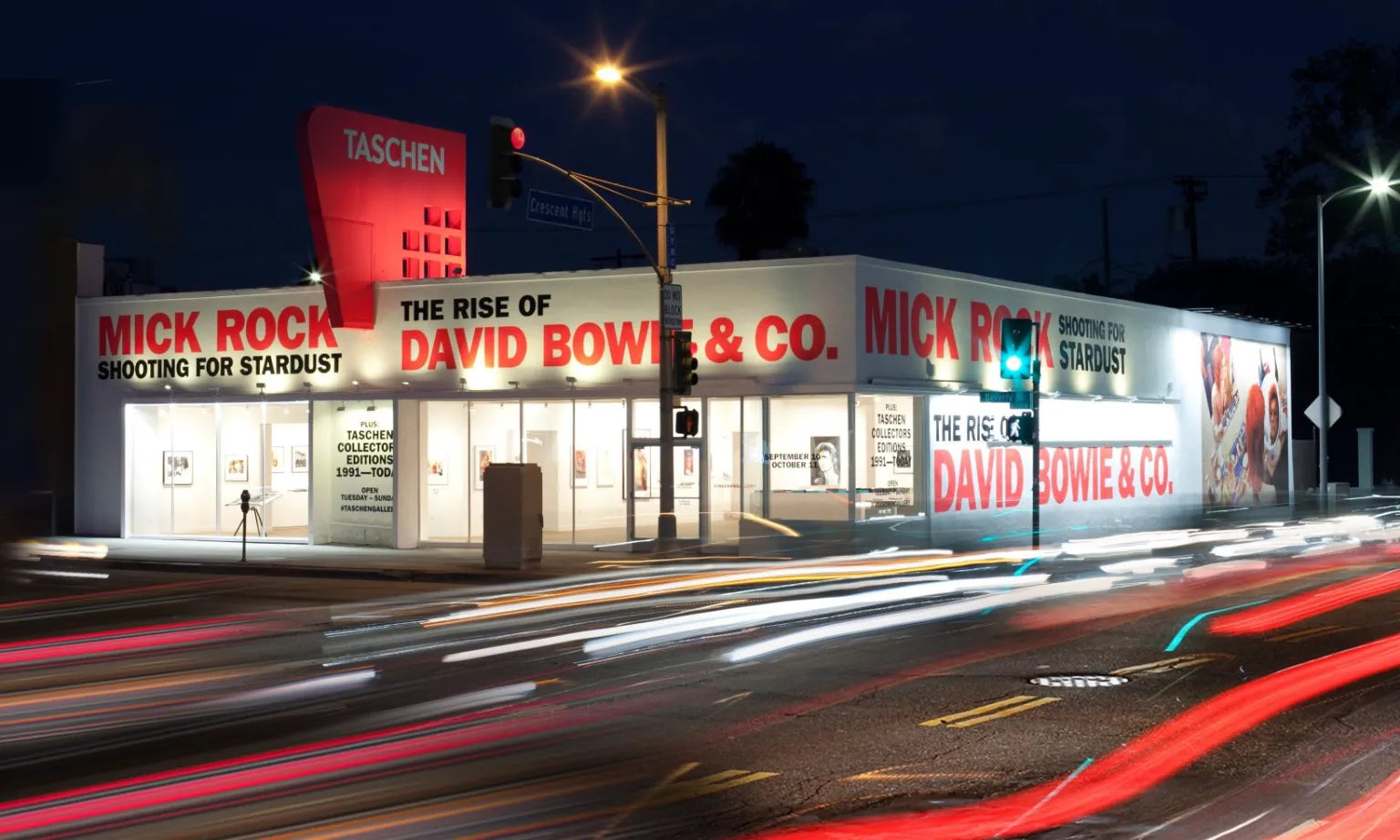 Exterior view, Taschen Gallery, Los Angeles, 2016.