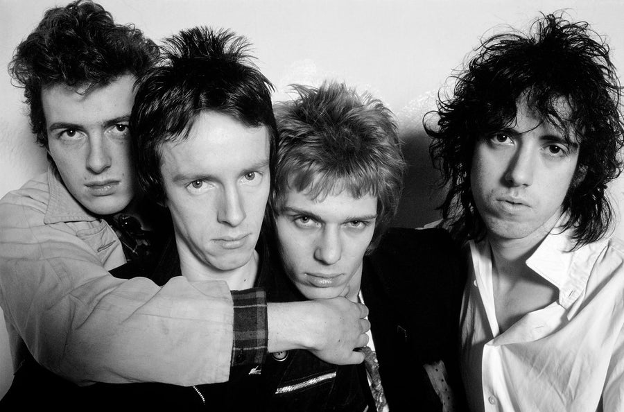 The Clash, London, 1977, photographed by Sheila Rock.