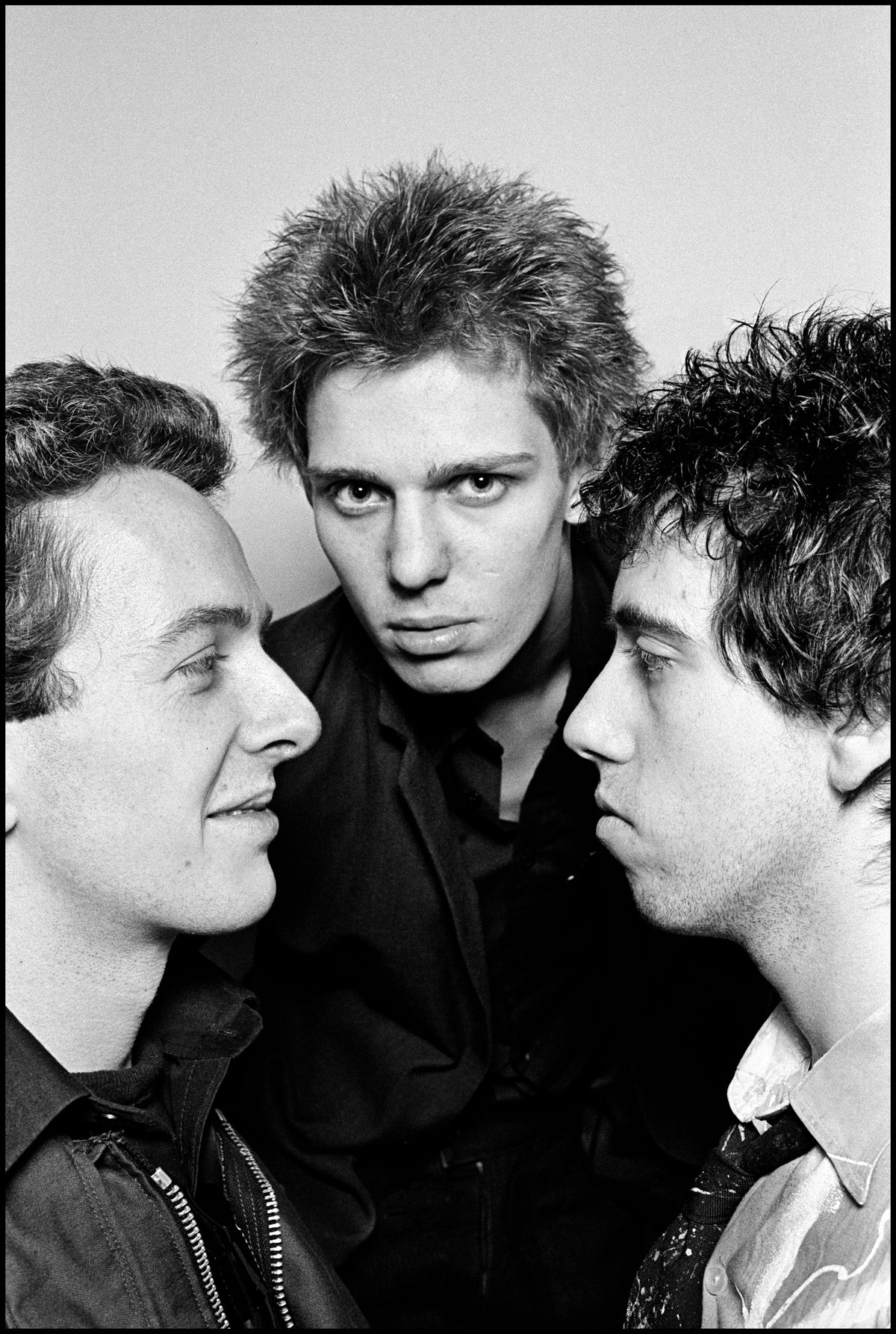 The Clash, NME Cover Session, London, 1977, photographed by Chalkie Davies.