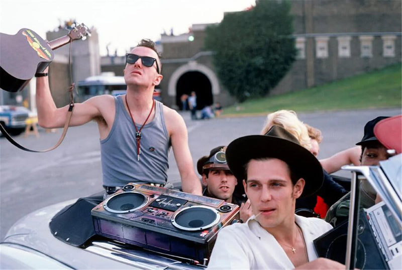 The Clash, Philadelphia, Pennsylvania, 1982. Photograph by Ebet Roberts.