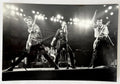 Original vintage gelatin silver print of The Clash performing live in Boston, 1979, photographed by Bob Gruen.
