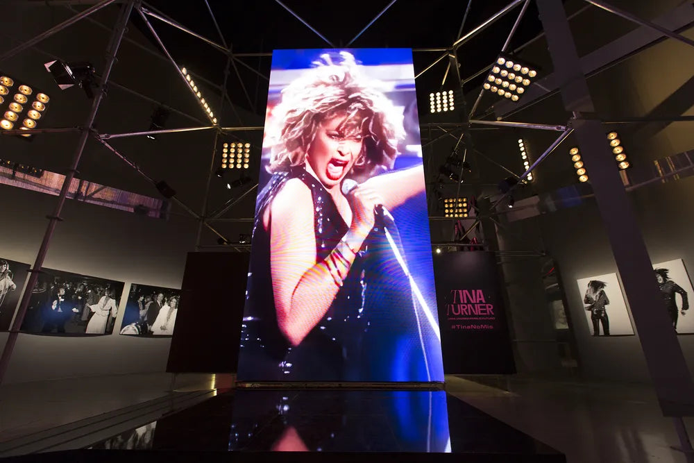 Installation view | Tina Turner: A Journey to the Future | Museum of Image and Sound (MIS), São Paulo, Brazil, 2023.