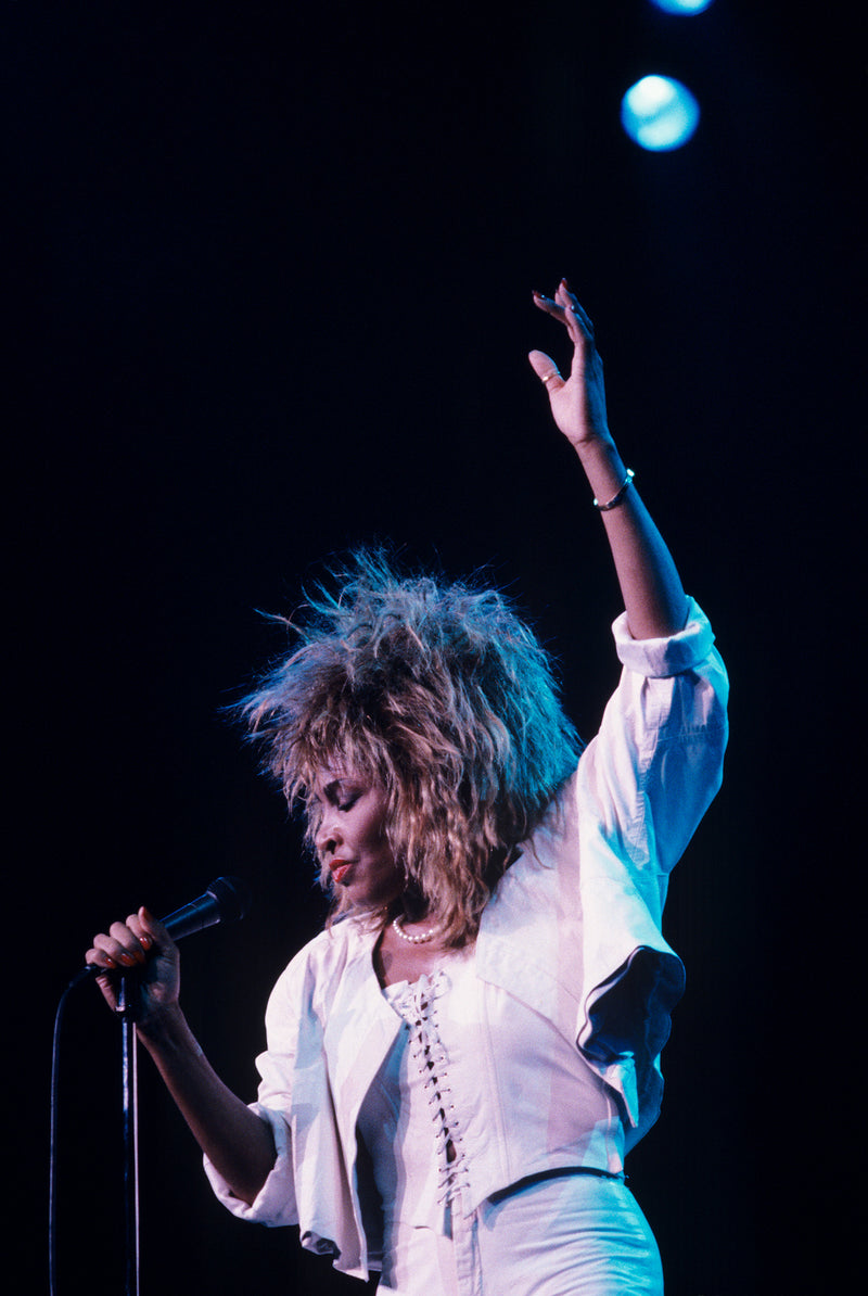 Tina Turner, New York City, 1985. Photograph by Ebet Roberts.