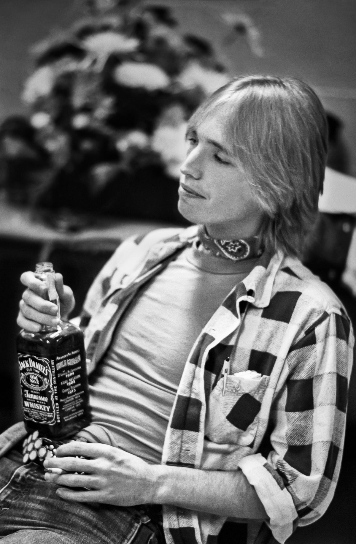 Tom Petty, Backstage, New York City, 1979 — photograph by Lynn Goldsmith