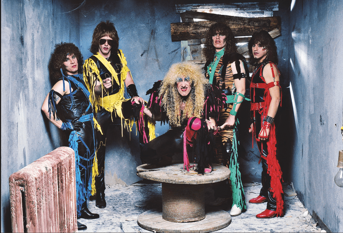Twisted Sister photographed during the Stay Hungry album cover shoot, 1984, by Mark Weiss.